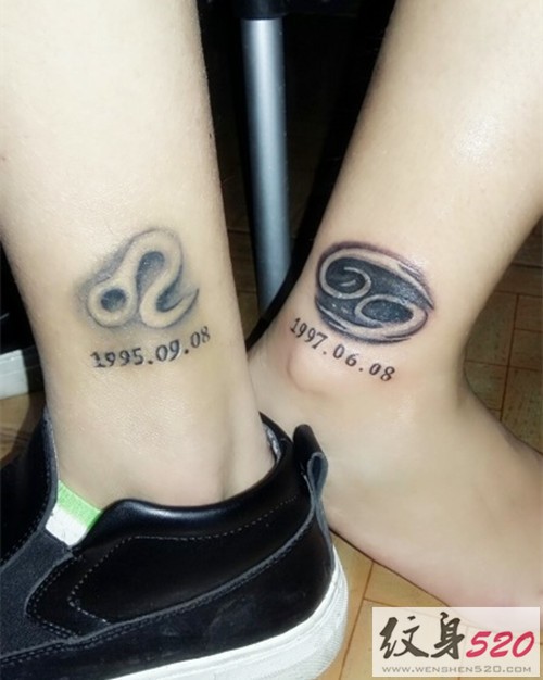 爱的见证  情侣纹身
