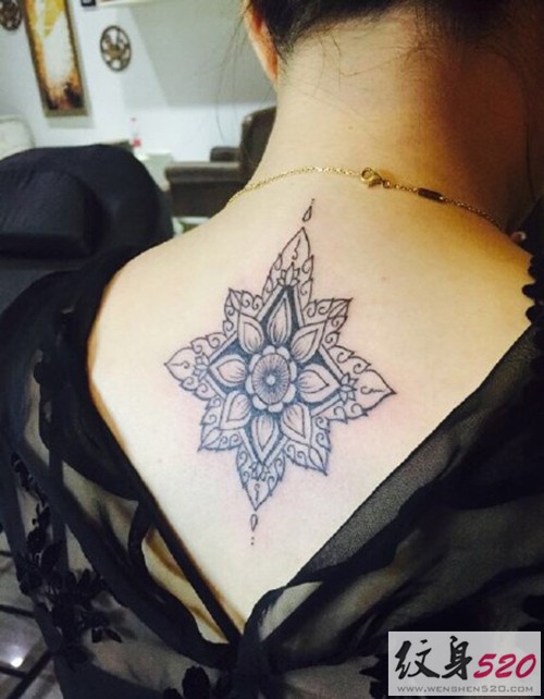 创意梵花纹身图案