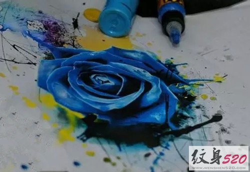 来一组泼墨纹身手稿特辑