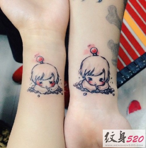 送给闺蜜的小清新纹身