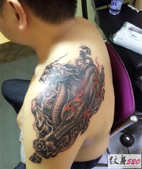 经典系列  麒麟纹身