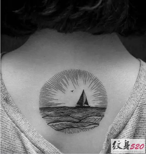 极具特色的圆形纹身图案