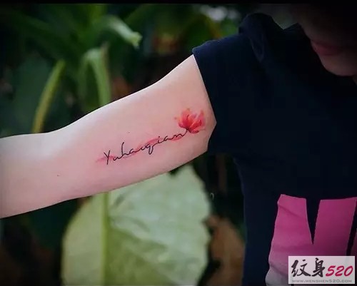 让你为之沦陷的小清新纹身