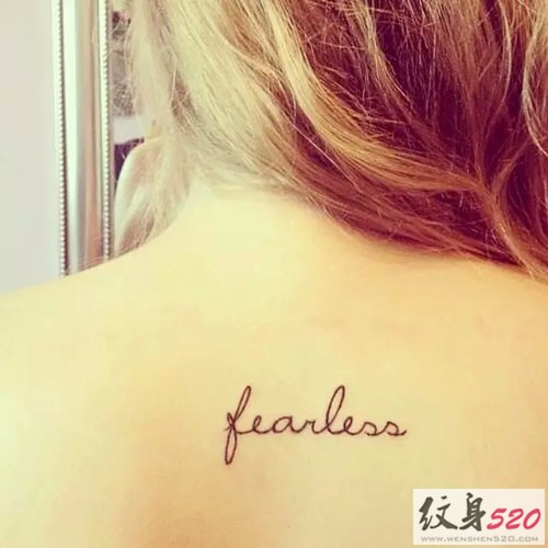 极致的英文纹身图案大全