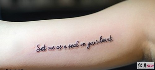 极致的英文纹身图案大全