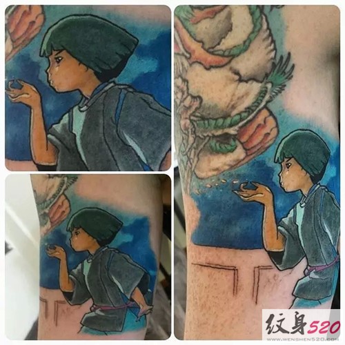 属于千与千寻忠实粉的TATTOOS