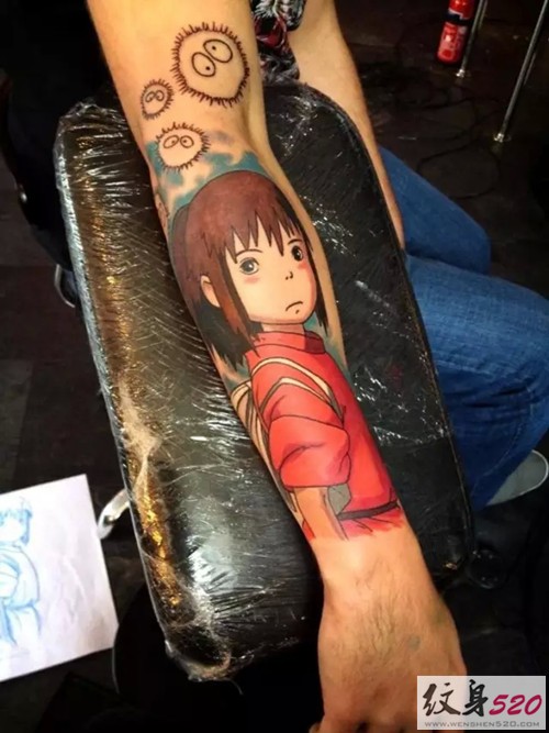 属于千与千寻忠实粉的TATTOOS