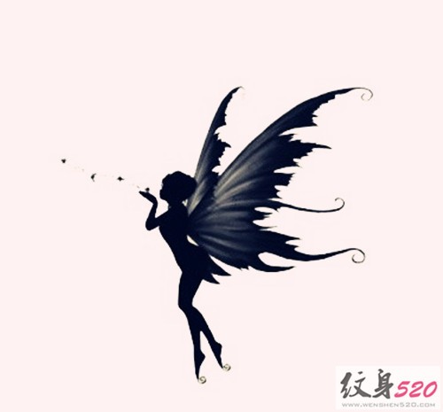 抽象的小精灵纹身手稿集