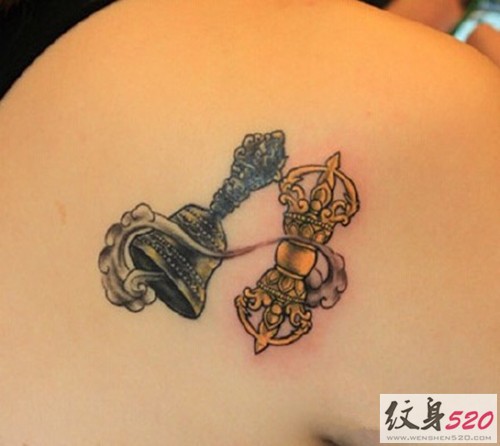 推荐一组金刚降魔杵纹身