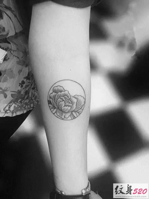 特色几何之圆形纹身