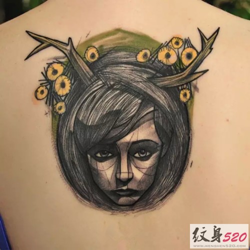 卢卡斯的暗黑纹身艺术作品