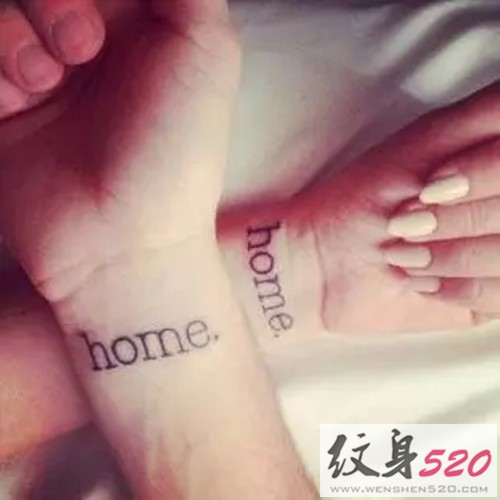 见证爱情的 浪漫情侣纹身