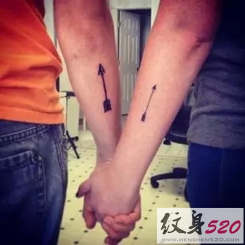 见证爱情的 浪漫情侣纹身