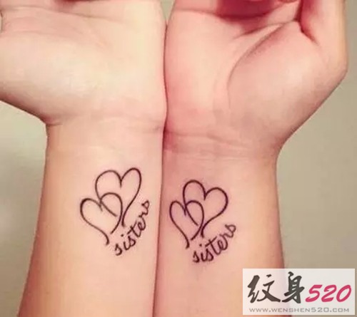 见证爱情的 浪漫情侣纹身