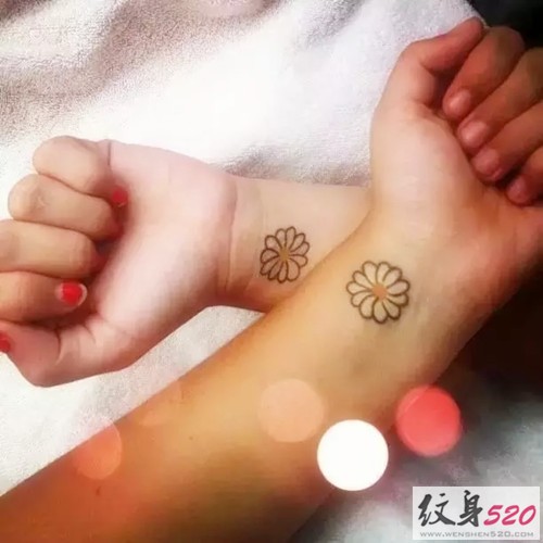 闺蜜间的小情调纹身图案大全