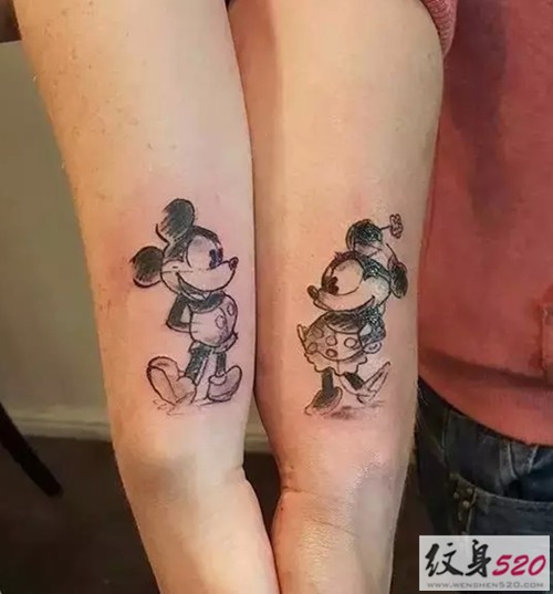 把爱纹在皮肤上  情侣纹身