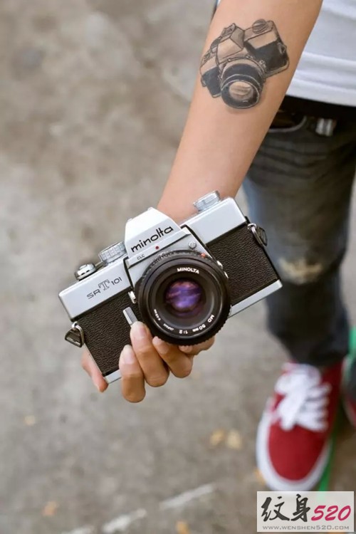 摄影师的花样纹身
