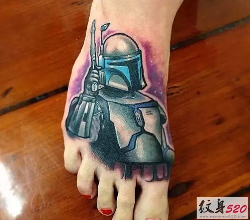 欧美潮流  new school纹身