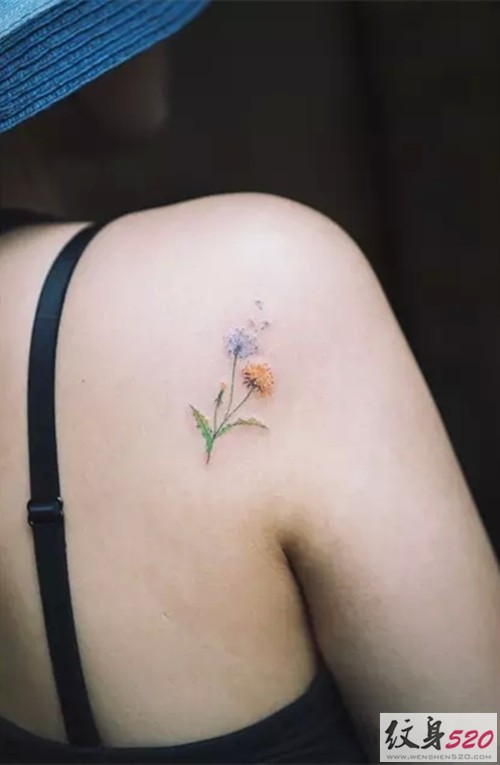 人气颇高的小清新纹身图案大全