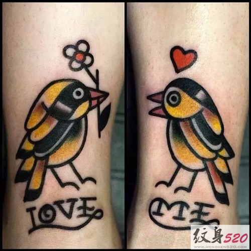 传统与时尚  school风纹身图案大全