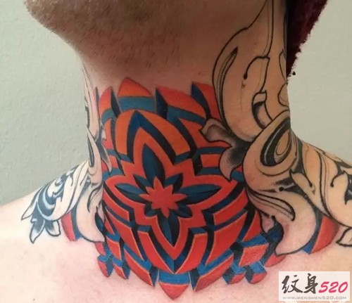 创意3D镂空纹身