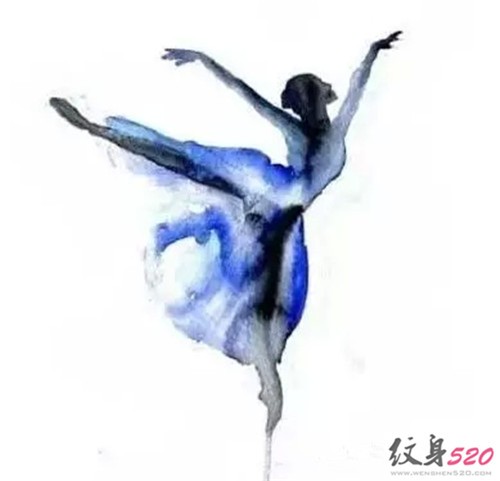 灵动的舞者精灵纹身手稿欣赏