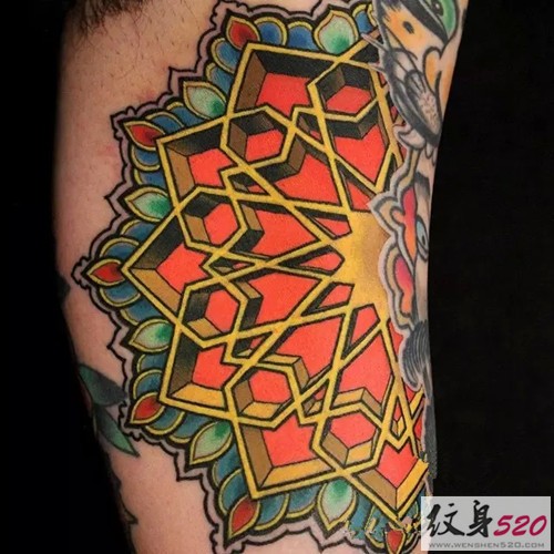 创意3D镂空纹身