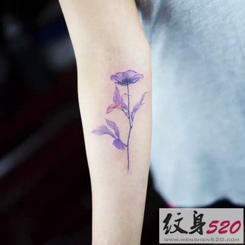 男生也能来个小清新纹身