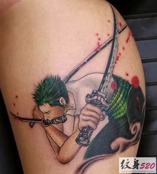 动漫海贼王纹身大合集