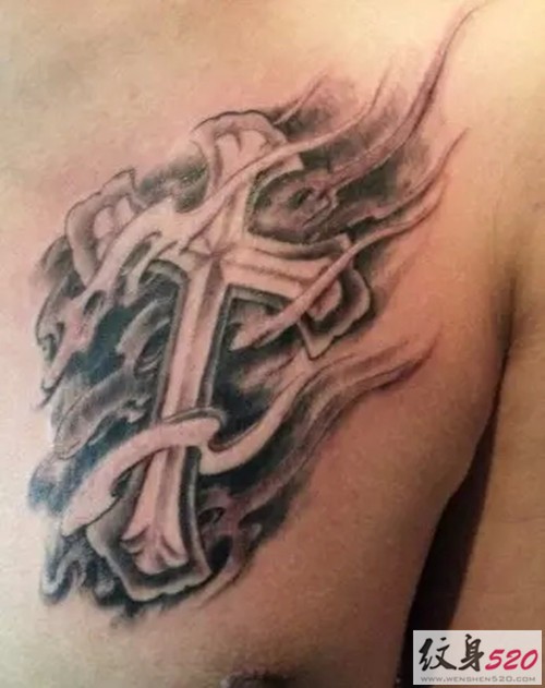 经典系列之十字架纹身图案