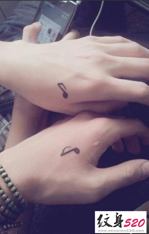 最长情的告白情侣纹身