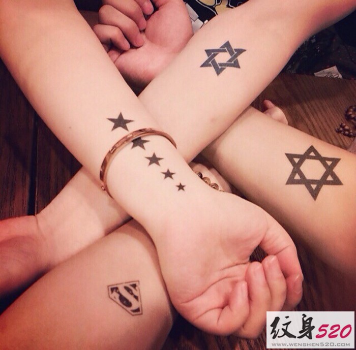 闺蜜间的小秘密 纹身图案