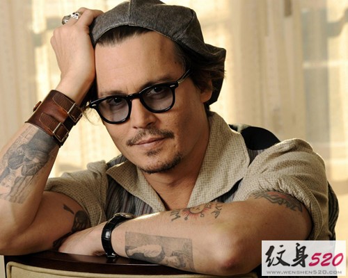 杰克船长约翰尼·德普大秀时尚纹身