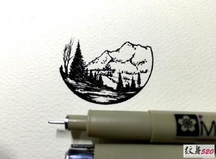 分享一组个性时尚的纹身手稿