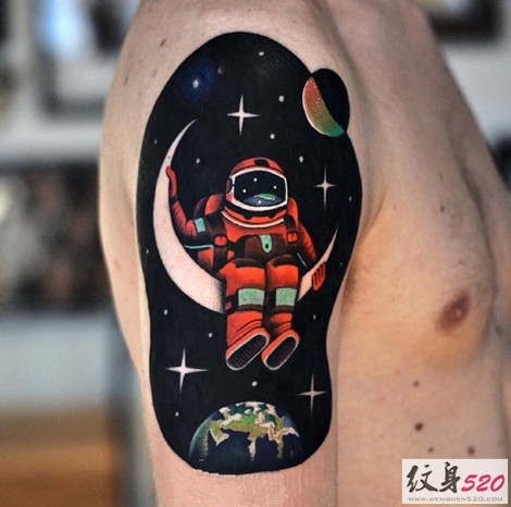 五彩缤纷绚丽多彩的个性时尚纹身