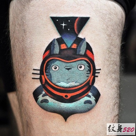 五彩缤纷绚丽多彩的个性时尚纹身