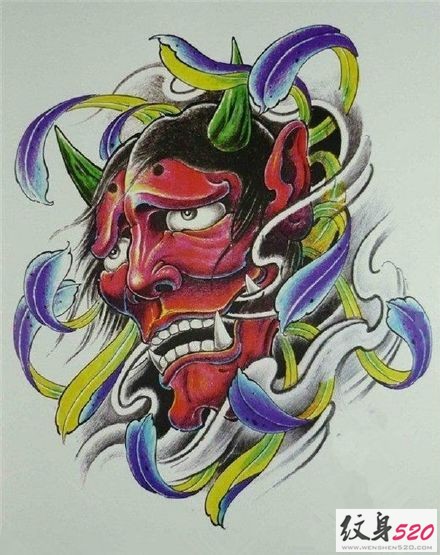 与众不同的般若纹身素材