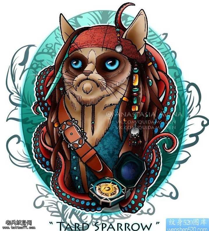 个性的狗狗纹身图案