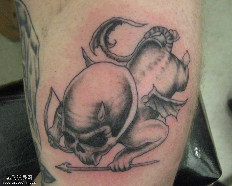 有个性的小恶魔纹身图案