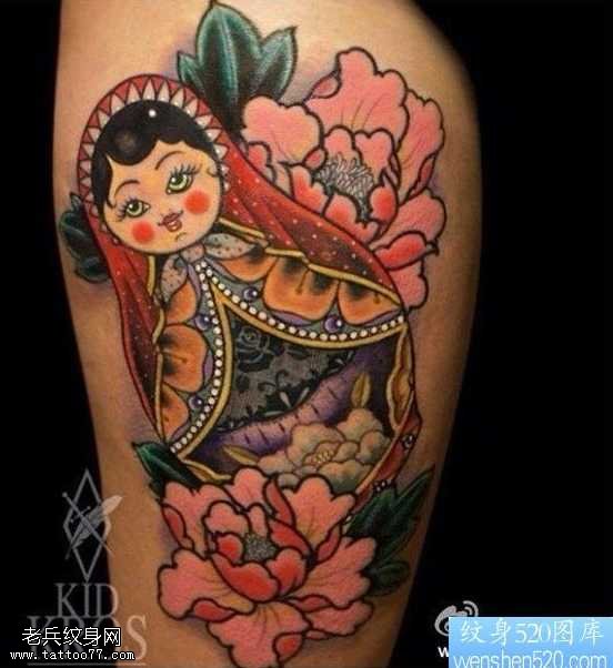 school风格套娃纹身图案缩略频道推荐图