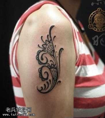 胳膊好看经典的图腾纹身图案