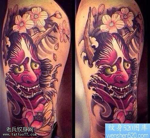 红般若纹身图案