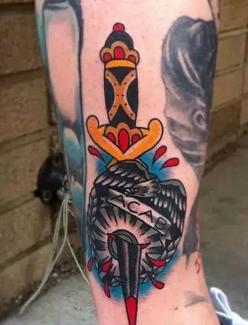 复古欧美风old school纹身图案大全