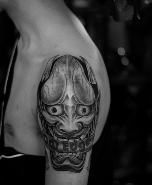 传统纹身图案之般若手臂纹身