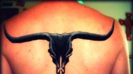 欧美cowboy牛仔男孩纹身图案