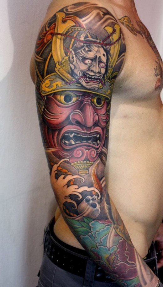 日本般若纹身欣赏