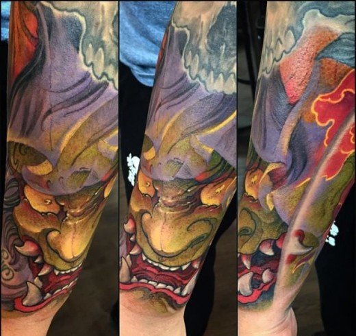 日本般若纹身欣赏