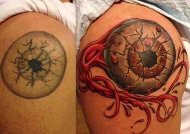 25个成功覆盖纹身图案