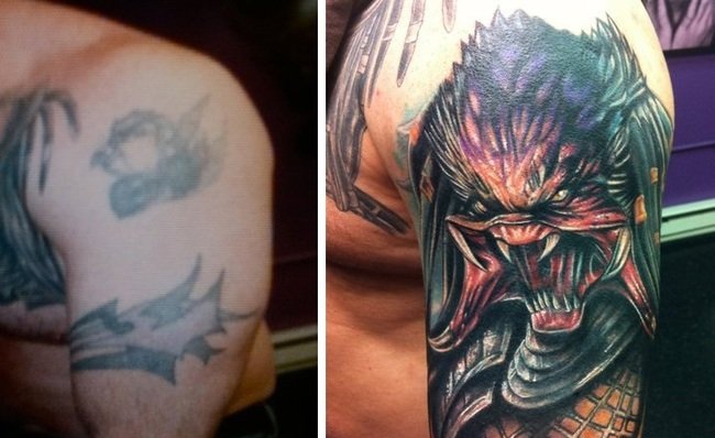 25个成功覆盖纹身图案