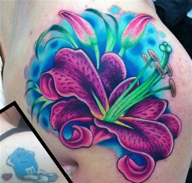 25个成功覆盖纹身图案